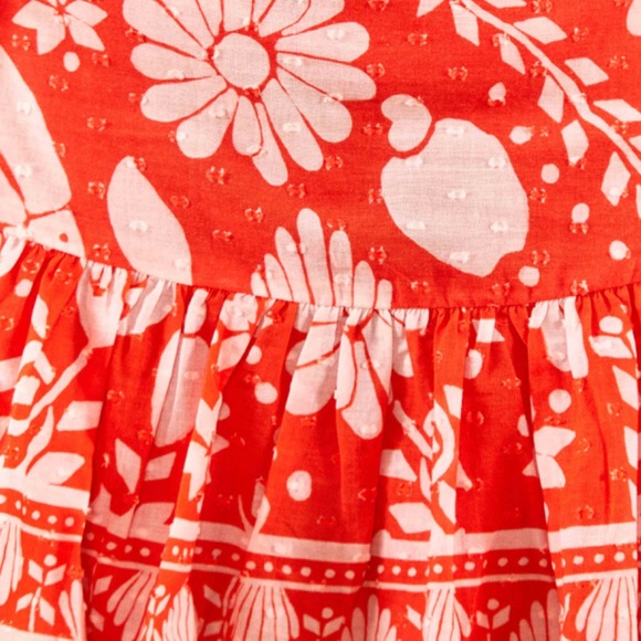 FARM Rio - Orange Neon Jungle Mini Skirt - Picture 4 of 6